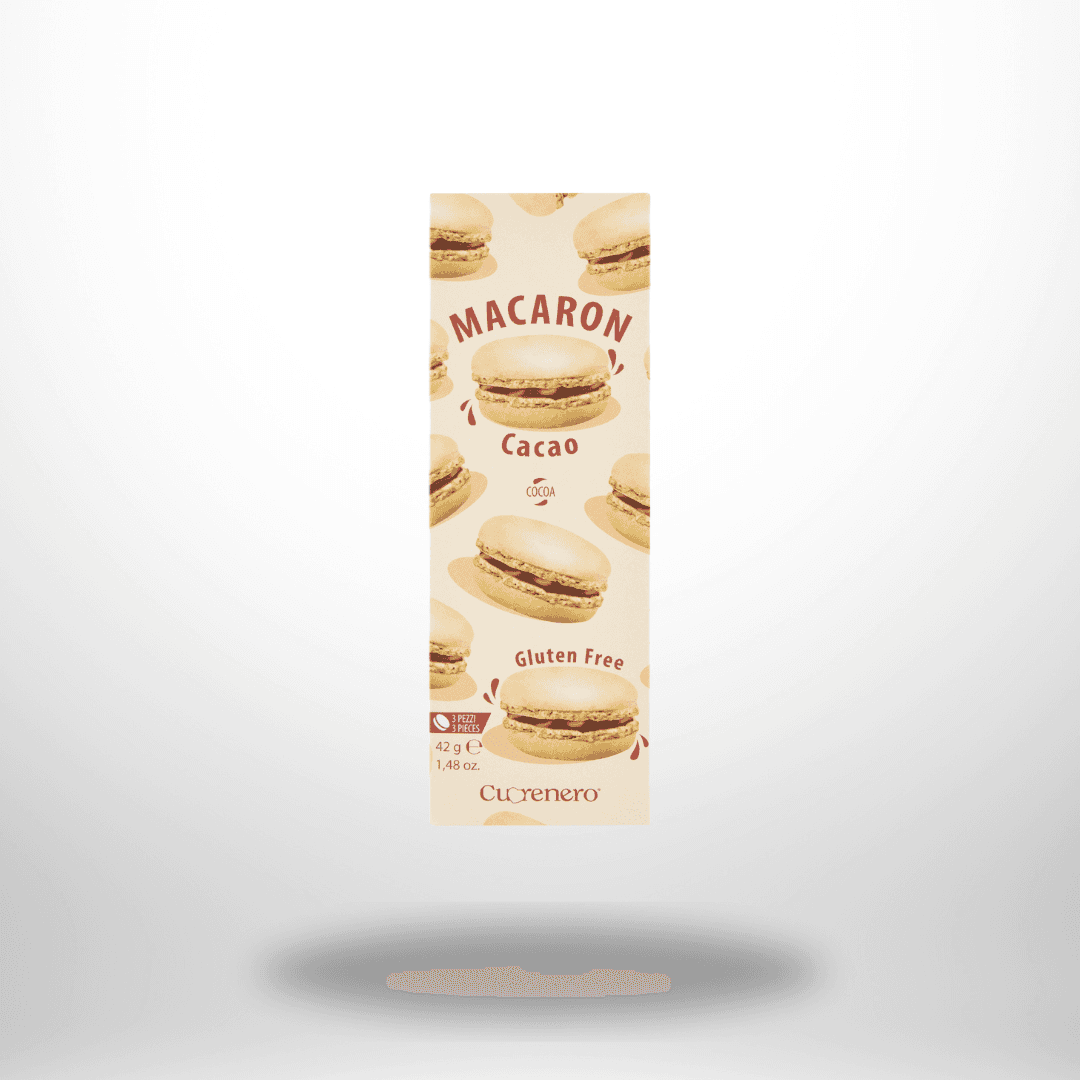 Cuorenero Macaron Cacao (3 Stück) 42g