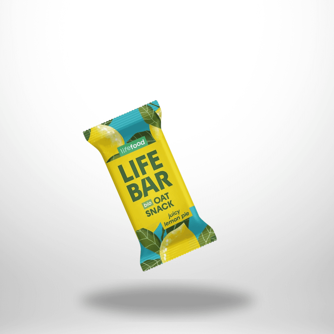 Lifebar OatSnack Juiced Lemon Pie Bio 40g