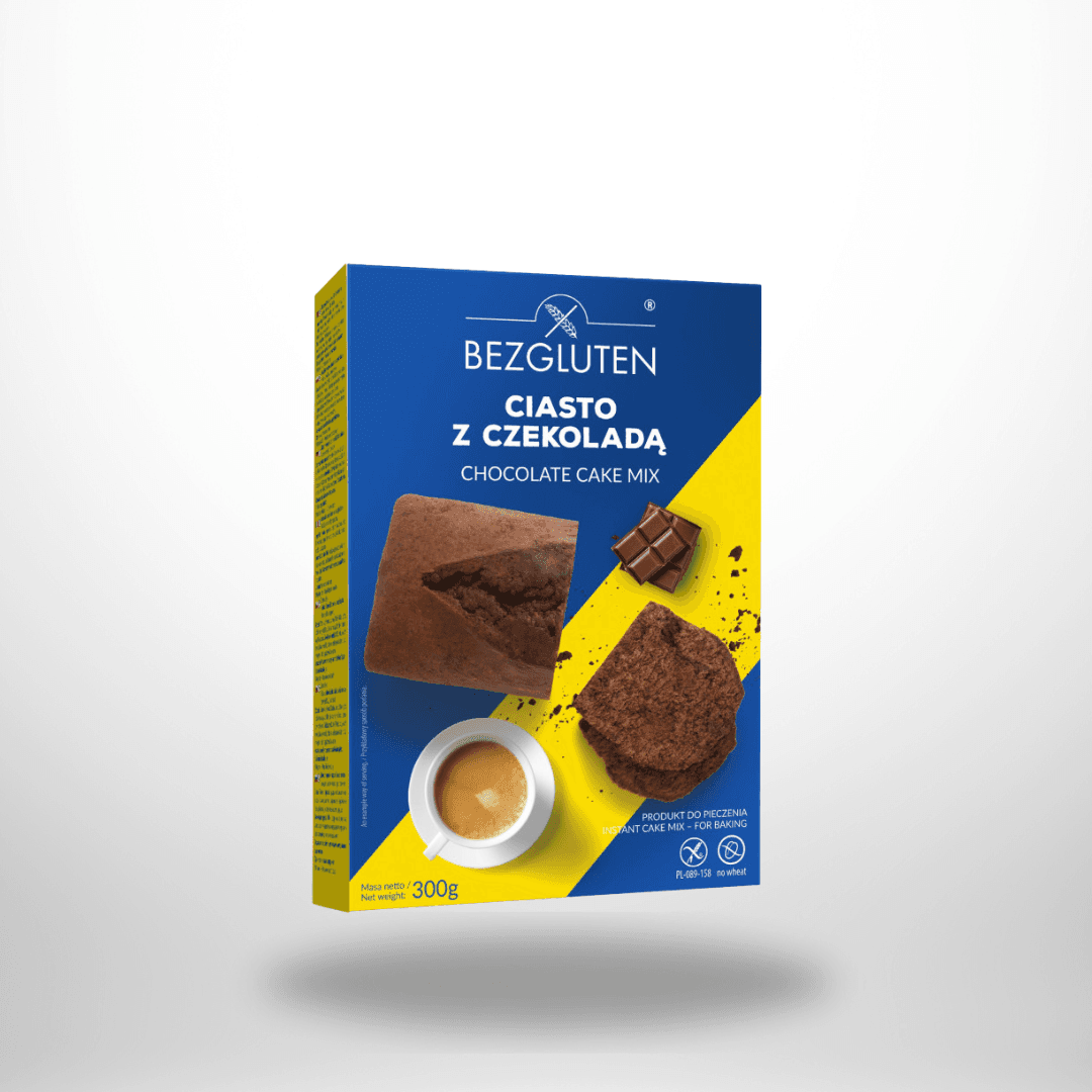 BezGluten Schokoladenkuchen Kuchen Mix 290g – Bild 1