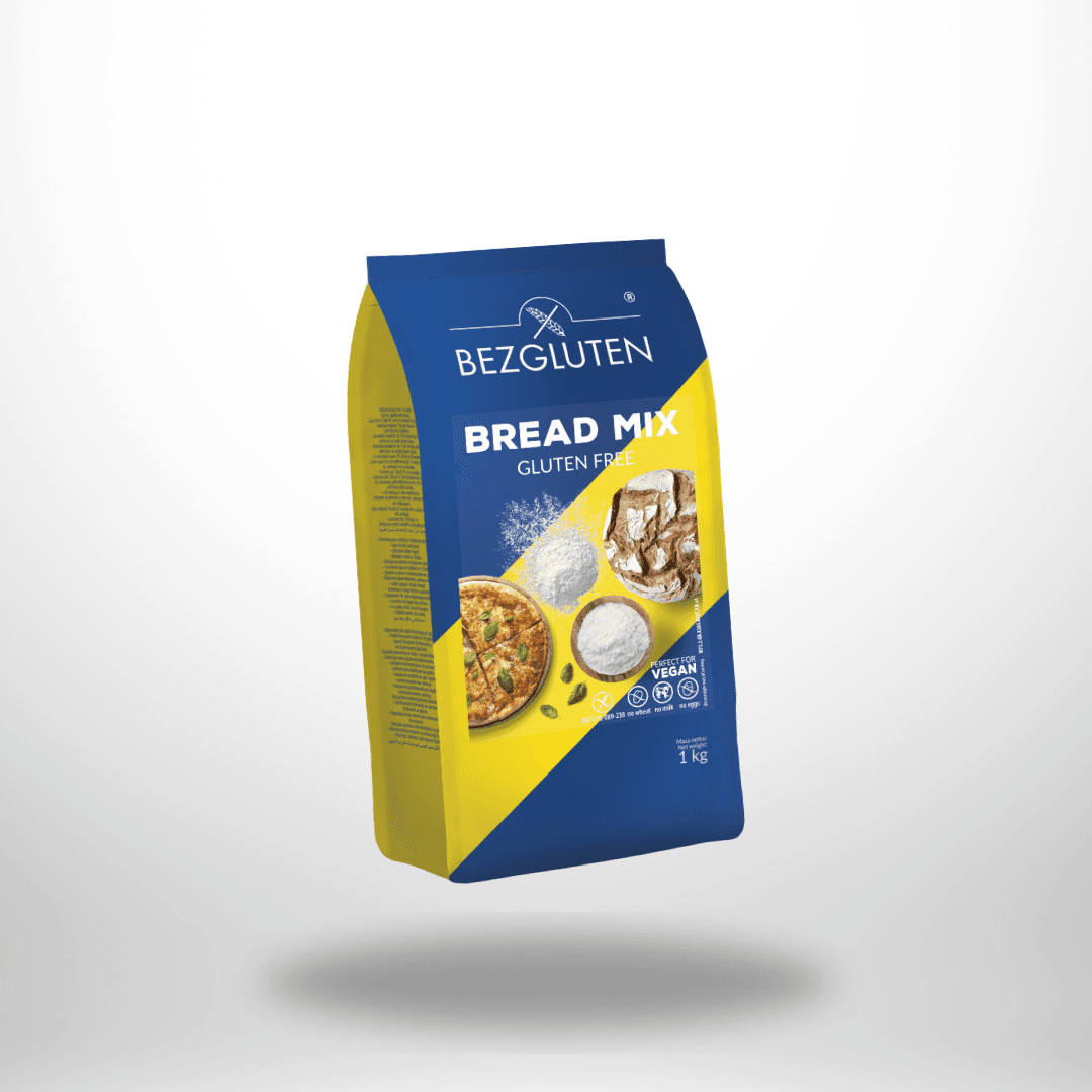 BezGluten Brot Mix für Brot und Pizza 1kg