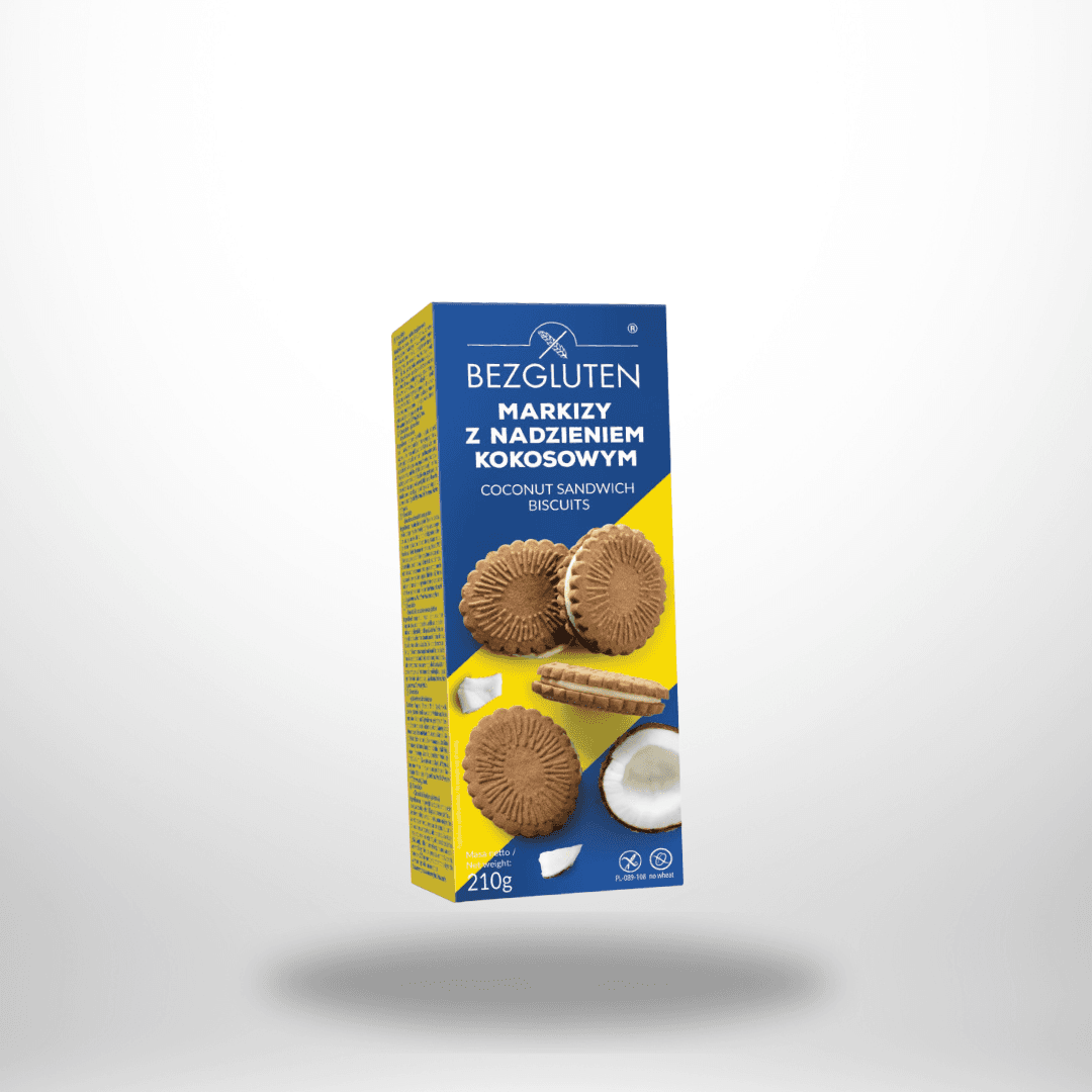 BezGluten Doppelkekse mit Kokosfüllung 210g