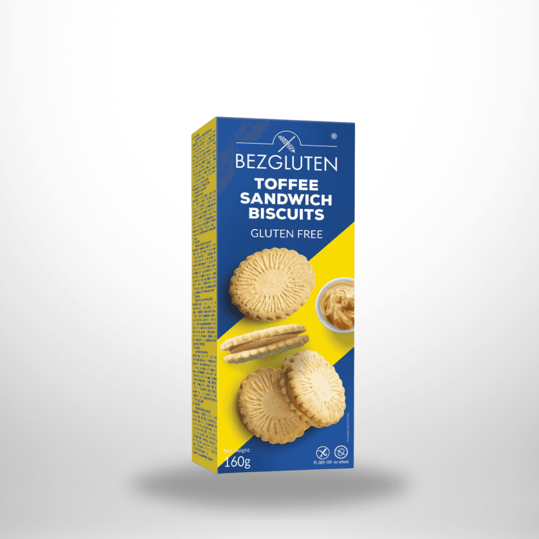 BezGluten Kekse mit Toffee-Füllung 200g