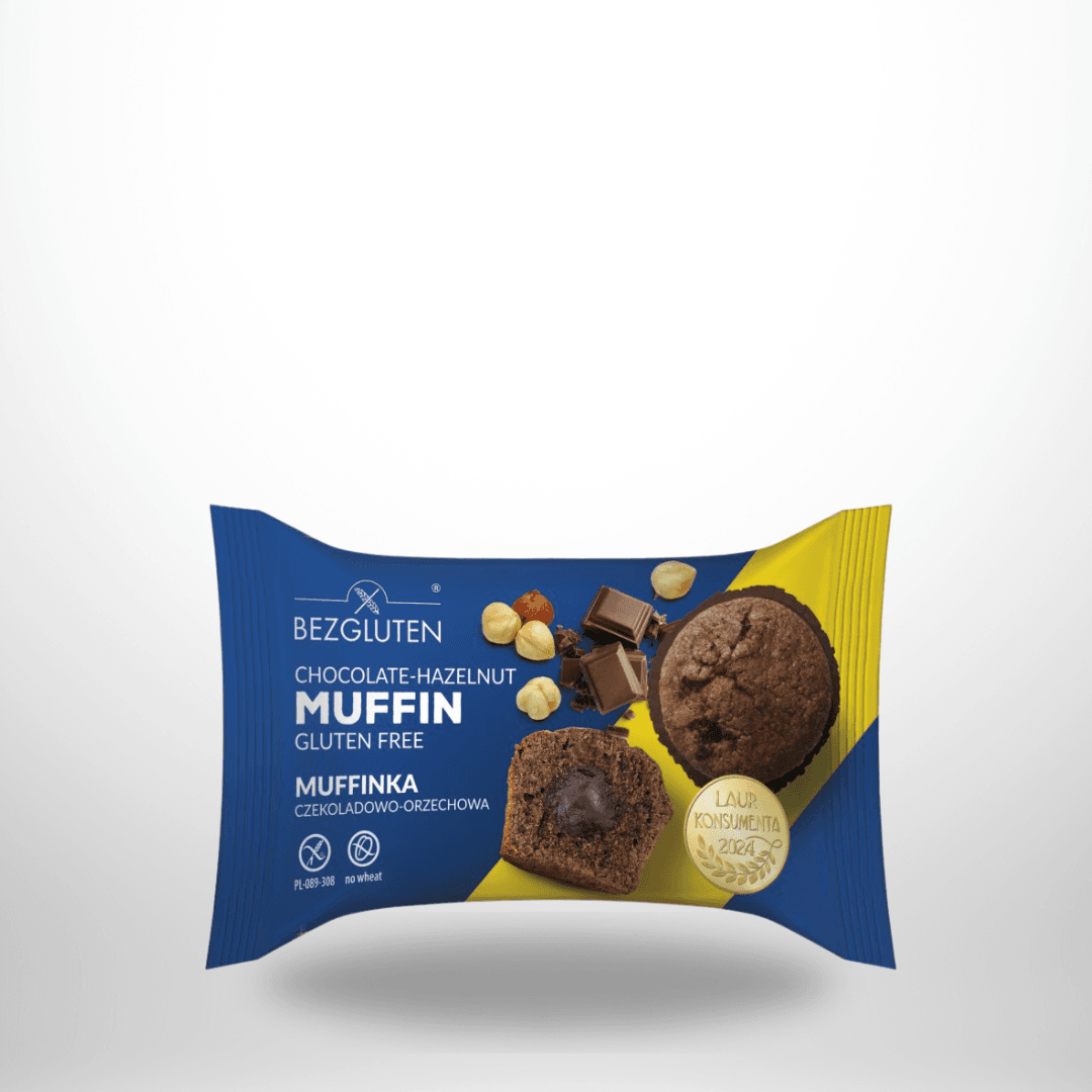 BezGluten Schokoladen-Nuss-Muffin 60g