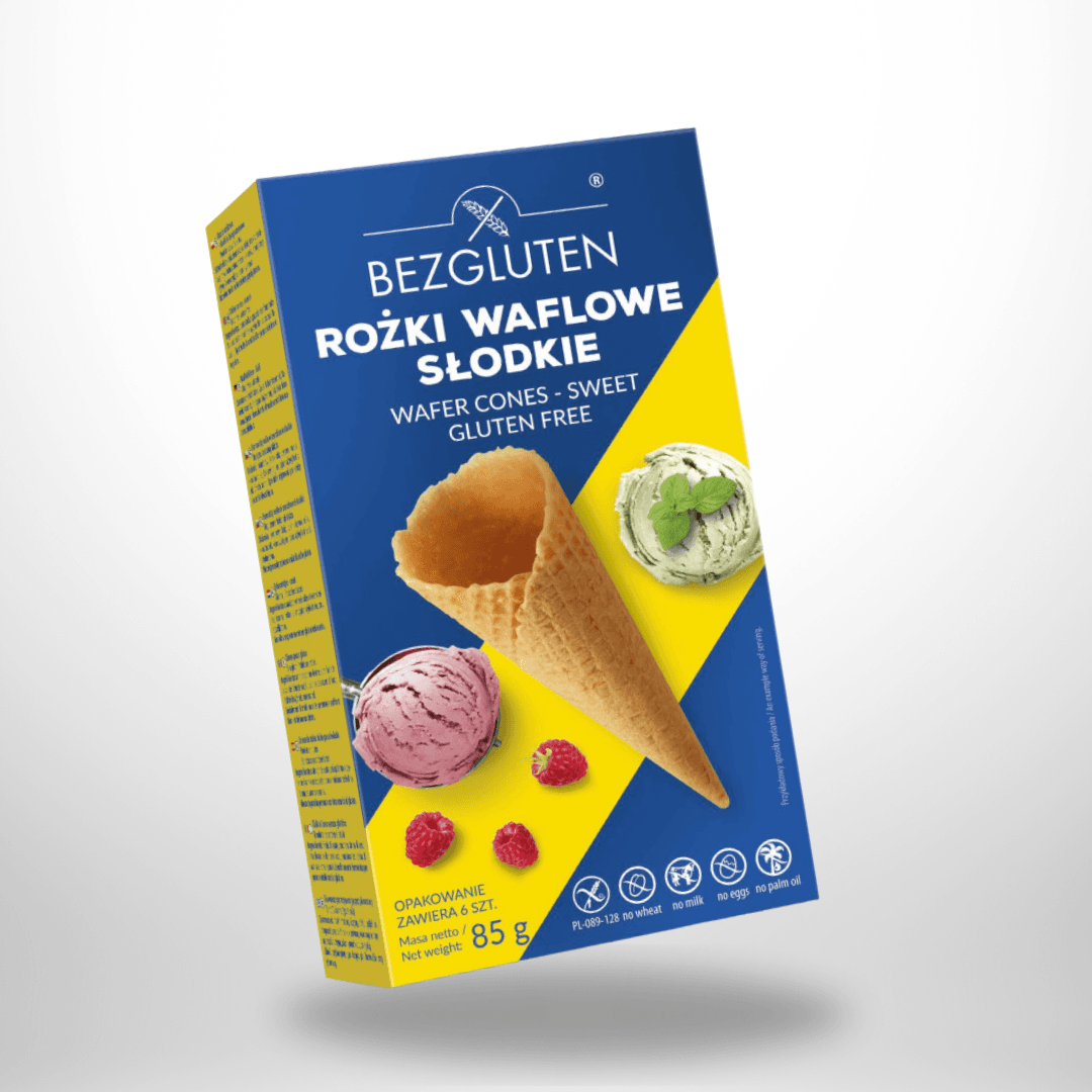 BezGluten Eiswaffeln süß 85g