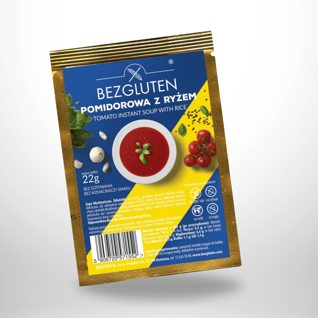 BezGluten Tomatensuppe mit Reis 22g – Bild 1