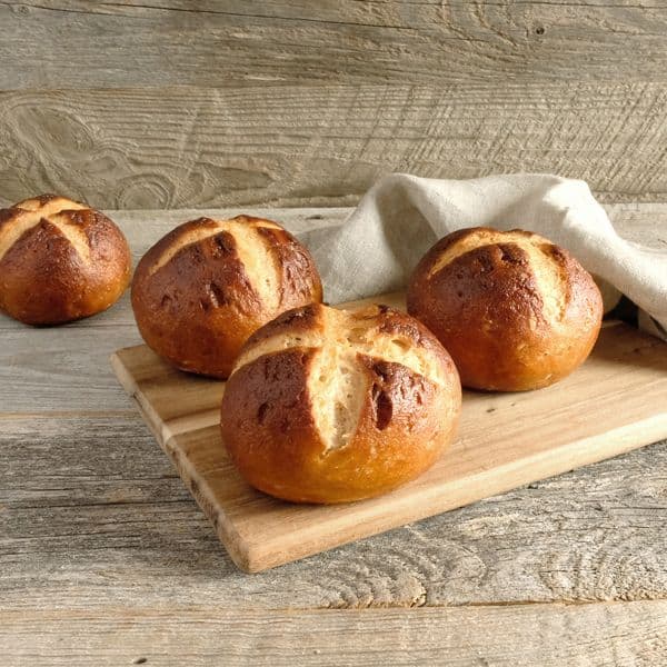 Hammermühle Laugenbrötchen frisch (4 Stück) 500g - tiefgefroren – Bild 1