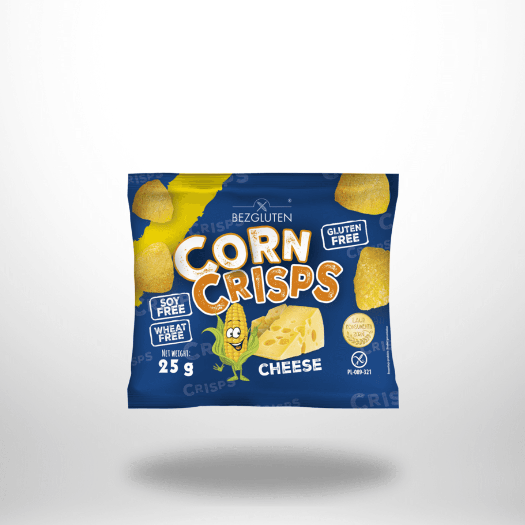 Bezgluten Corn Crisps Cheese 25g