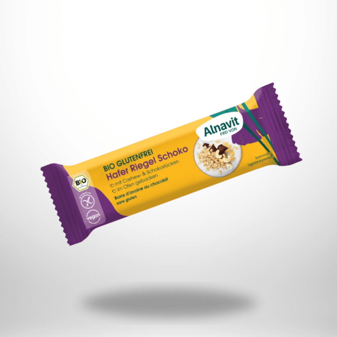 Alnavit Hafer Riegel Schoko Bio 50g – Bild 1