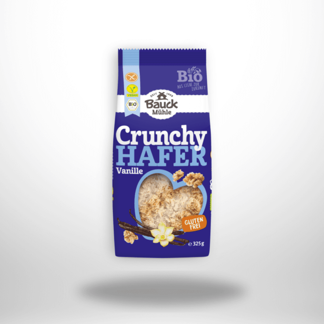 Bauck Hafer Crunchy Vanille Bio 325g – Bild 1