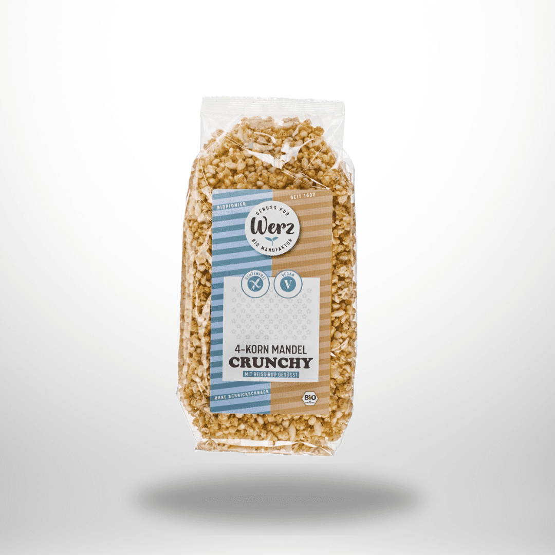 Werz 4-Korn Mandel Crunchy Bio 250g – Bild 1