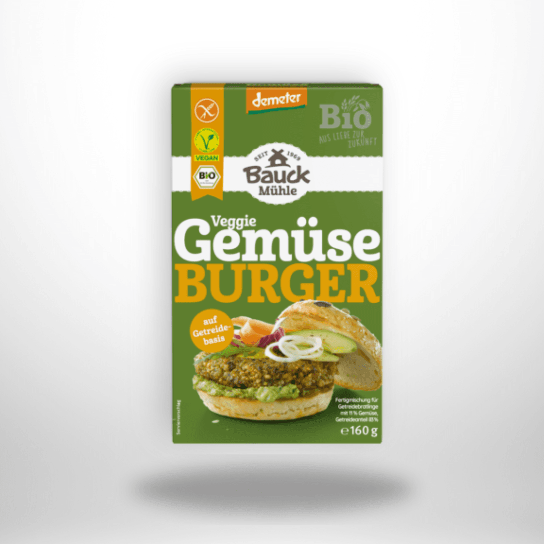 Bauck Gemüseburger Fertigmischung Bio 160g – Bild 1