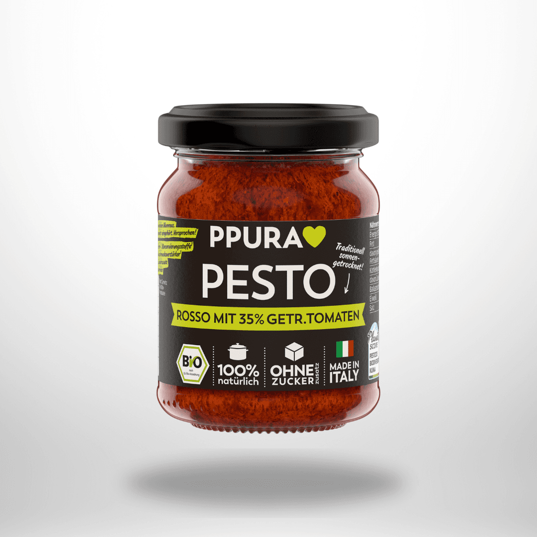 PPURA Bio Pesto Rosso 120g – Bild 1
