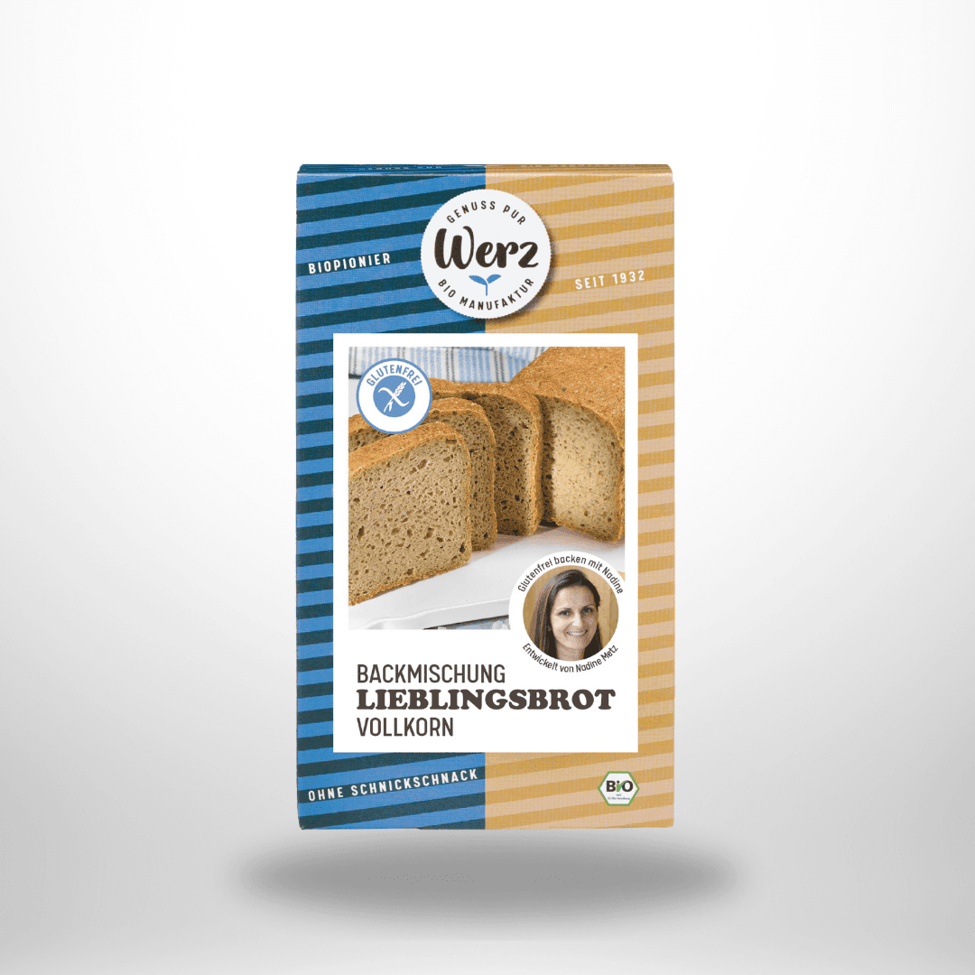 Werz Nadine's Lieblingsbrot Vollkorn-Backmischung Bio 500g – Bild 1
