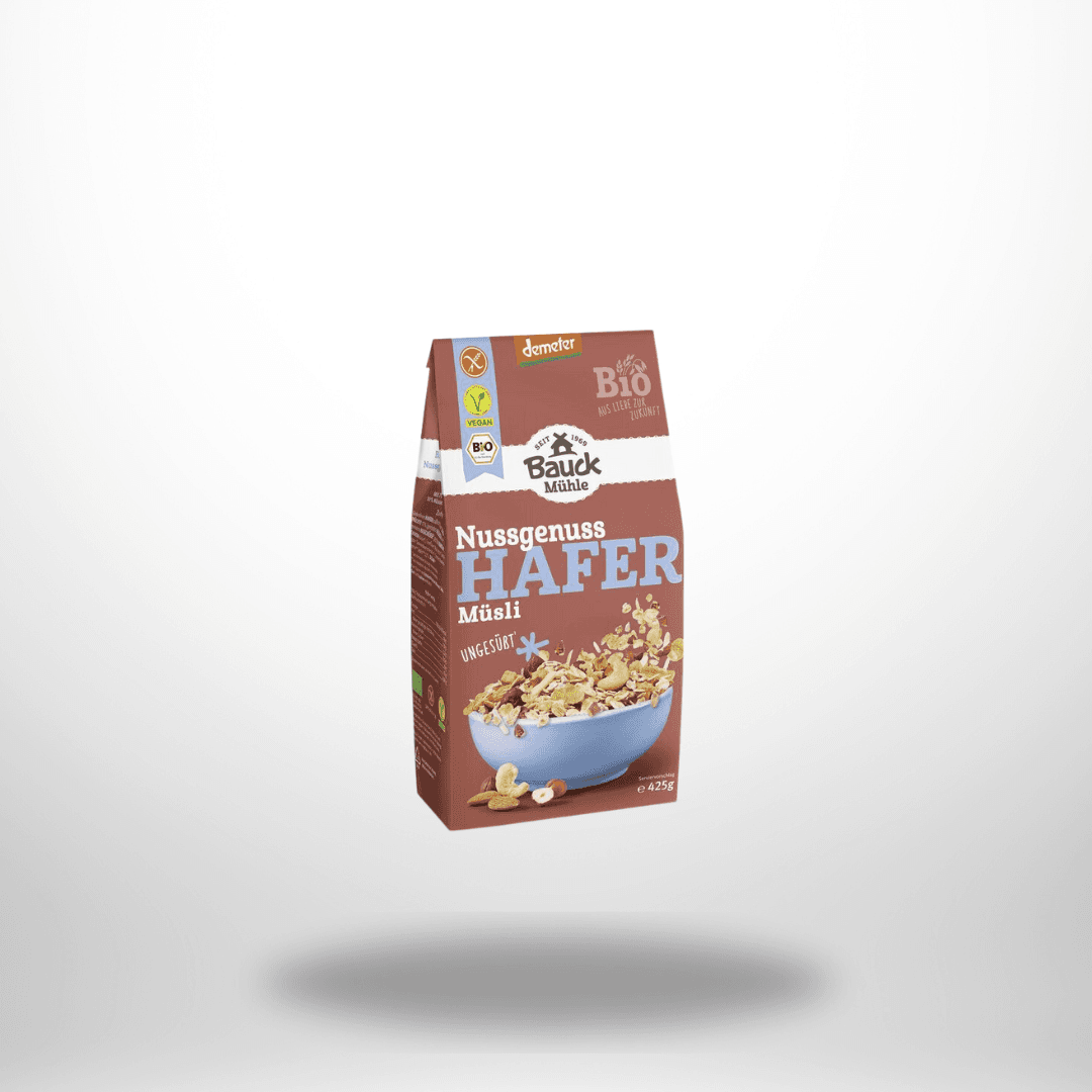 Bauck Hafer Knusper Müsli Nussgenuss Bio 425g – Bild 1