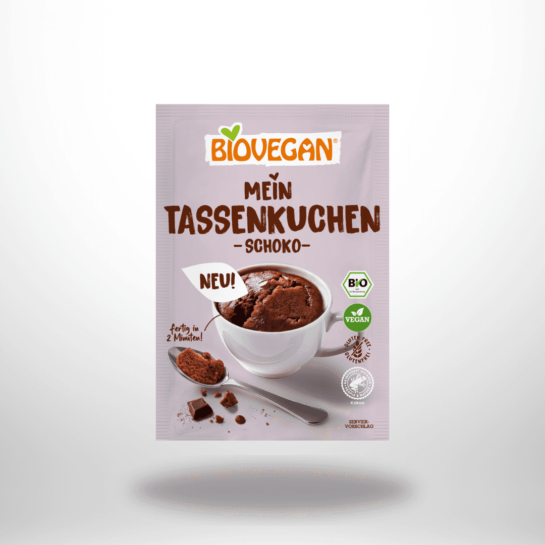 BioVegan Mein Tassenkuchen Schoko Bio 55g – Bild 1