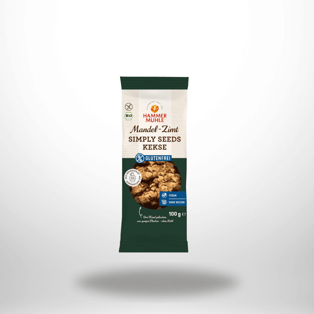 Hammermühle Bio Simply Seeds Kekse Mandel-Zimt 100g – Bild 1