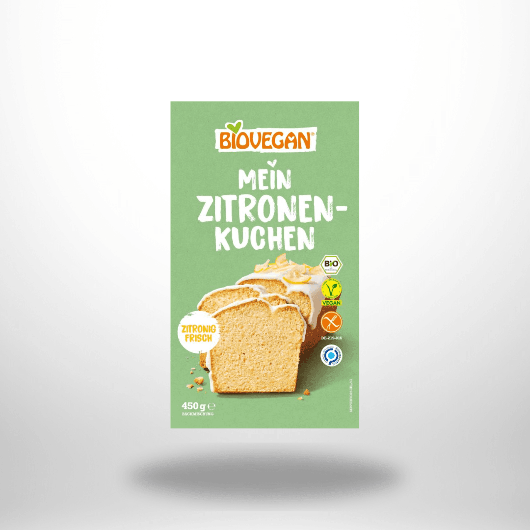 Biovegan Mein Zitronenkuchen Backmischung Bio 500g – Bild 1