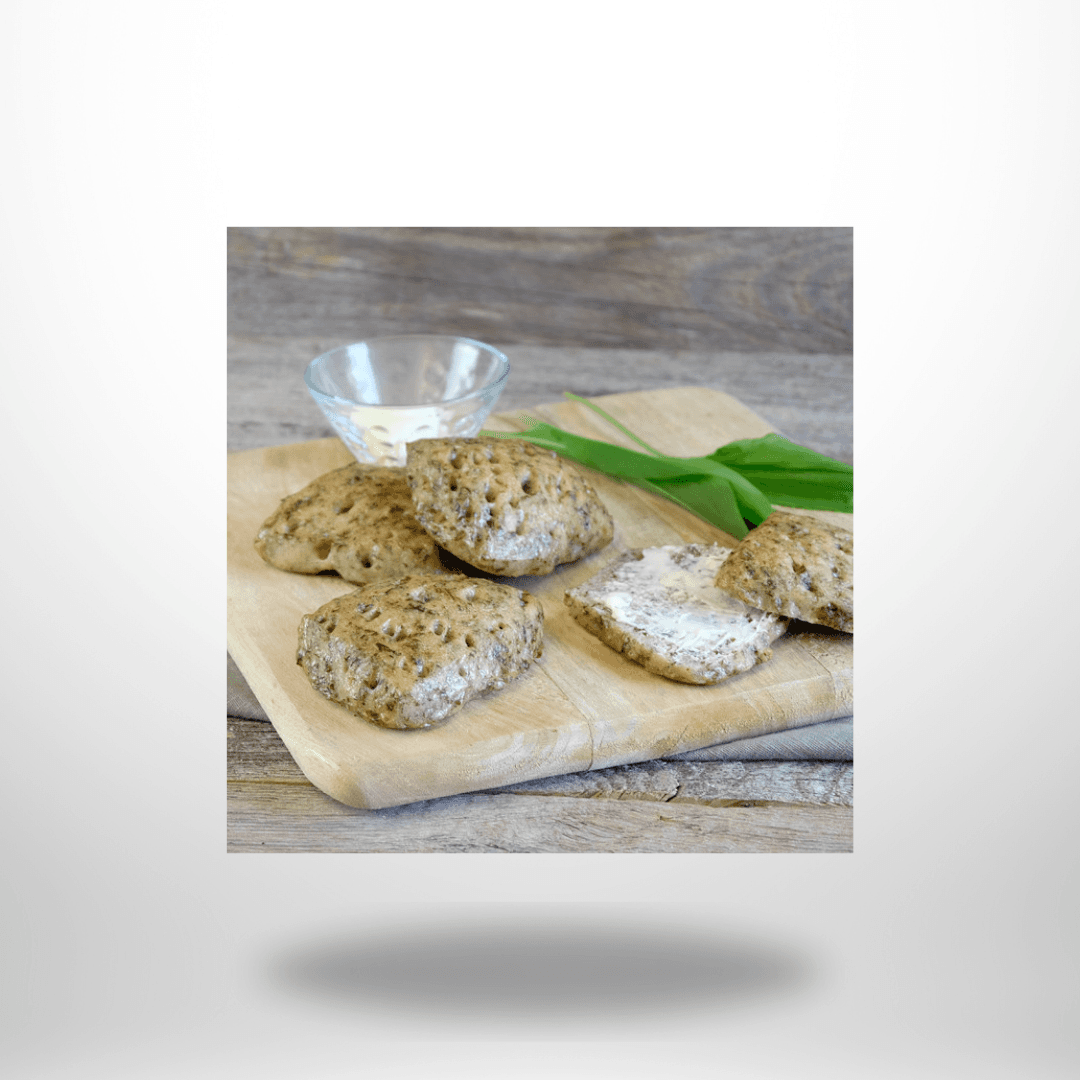 Hammermühle frische Bärlauchbrötchen (4 Stück) 280g - tiefgefroren