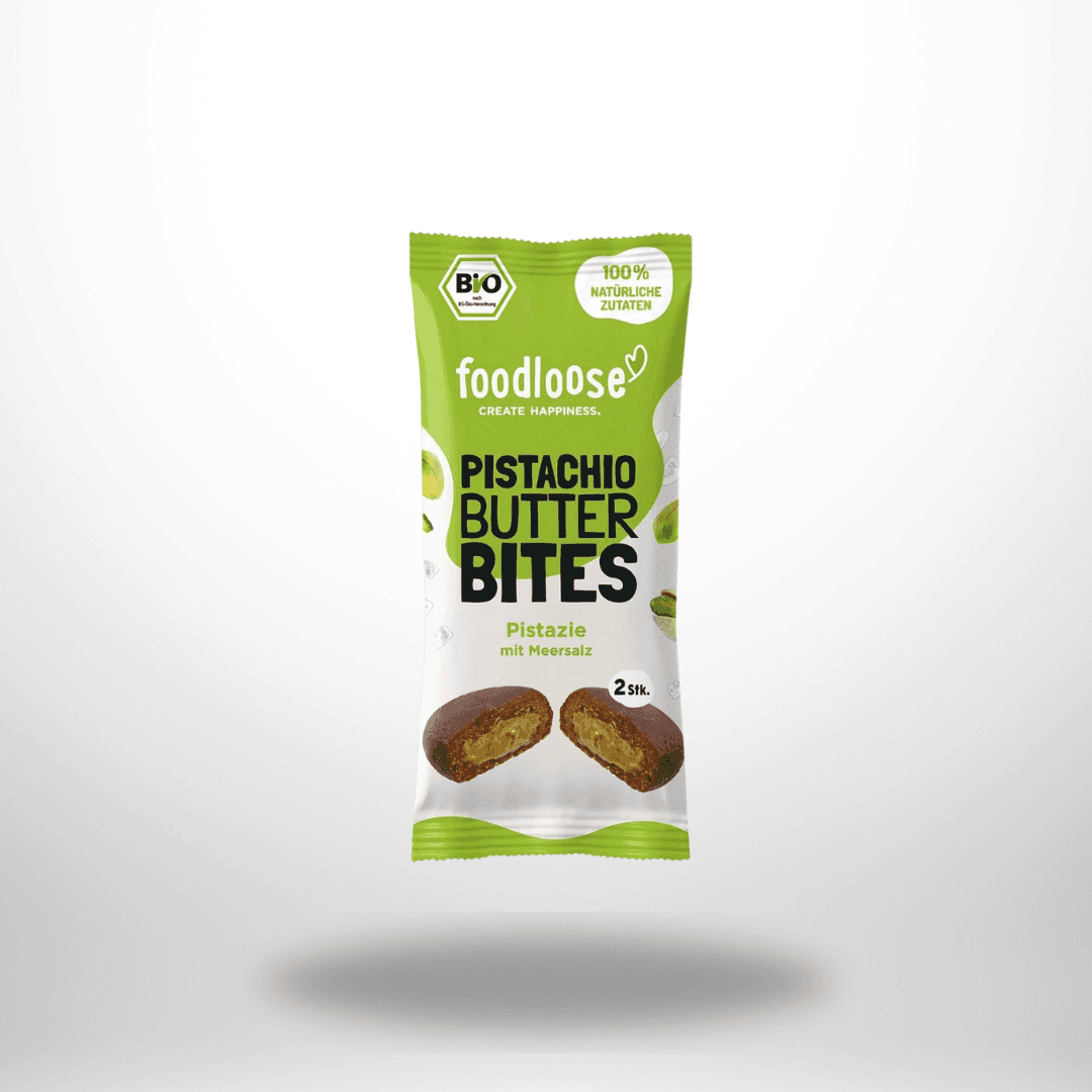 foodloose Bio Pistachio Butter Bites 40g – Bild 1
