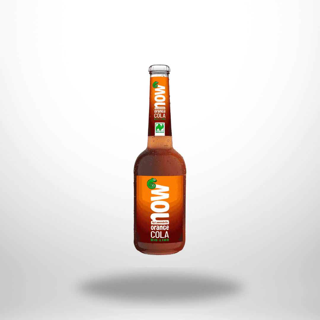 NOW Limonade Orange-Cola Bio 330ml – Bild 1