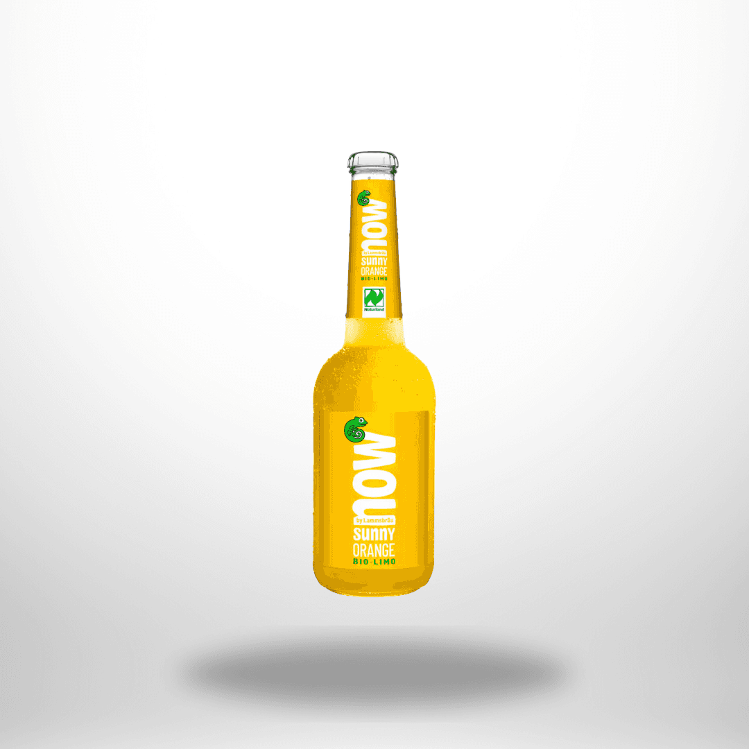 NOW Limonade Orange Bio 330ml – Bild 1