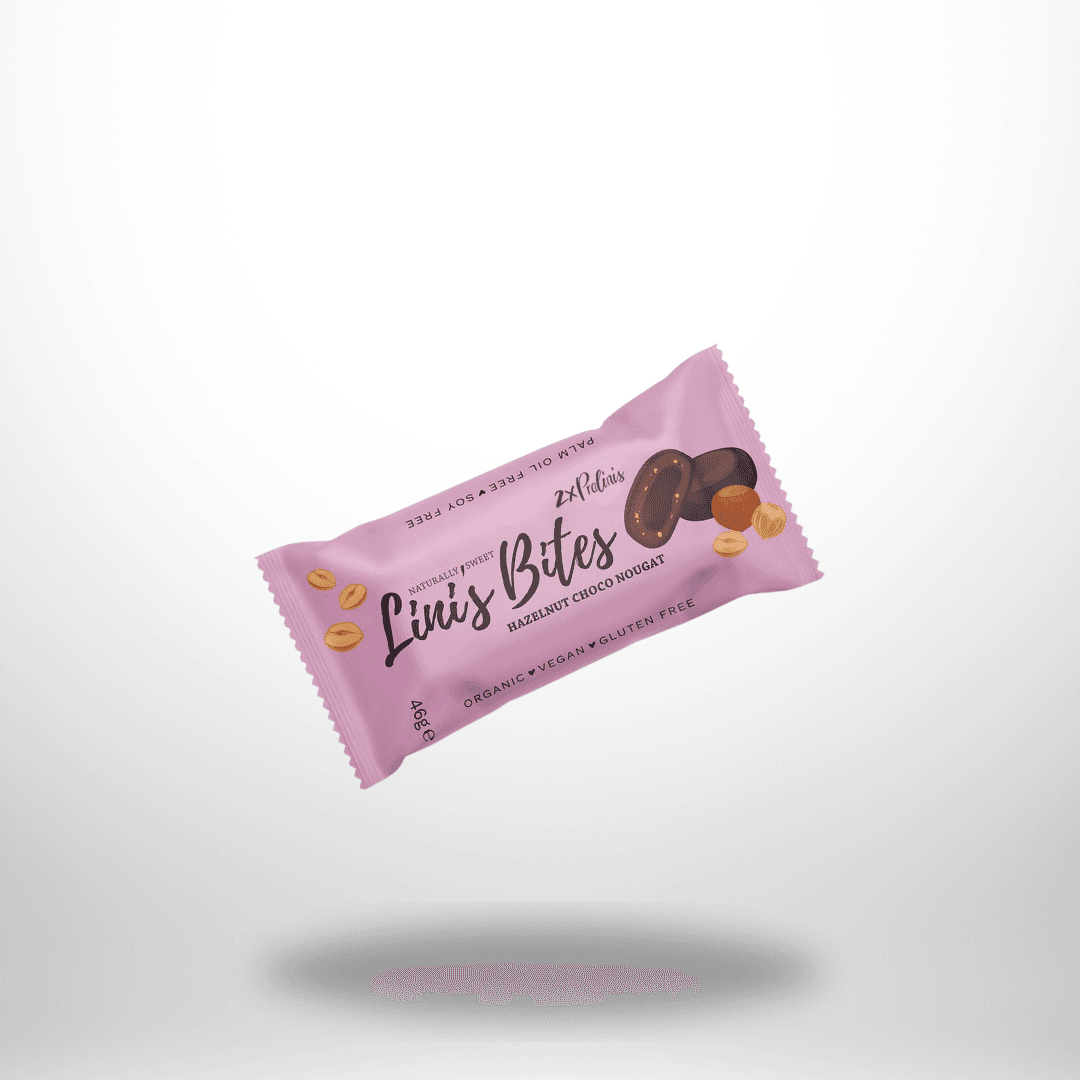 Linis Bites Pralinis Raspberry Almond Caramel Bio 46g – Bild 1