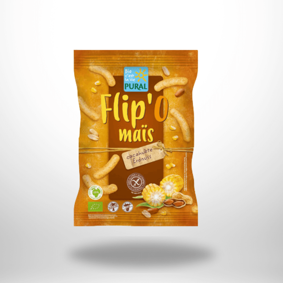Pural Flip'O Mais Erdnuss Maisflips Bio 100g – Bild 1