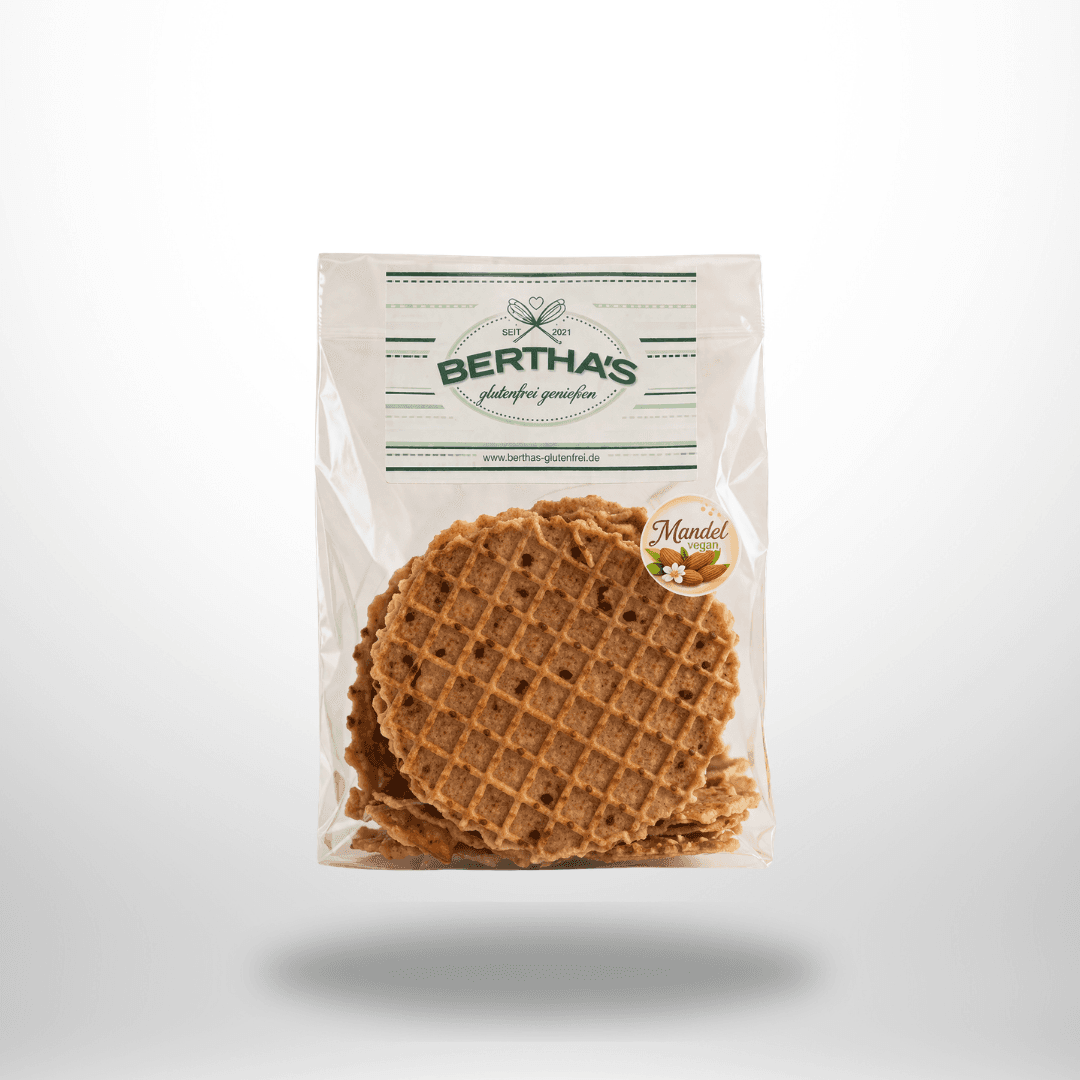 Bertha's vegane Mandelwaffeln 100g