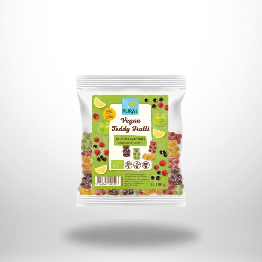 Pural Vegan Teddy Frutti sauer Bio 100g – Bild 1