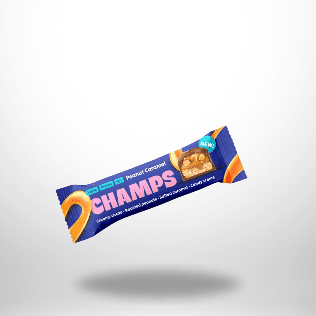 CHAMPS Erdnuss Karamell Riegel Bio 45g