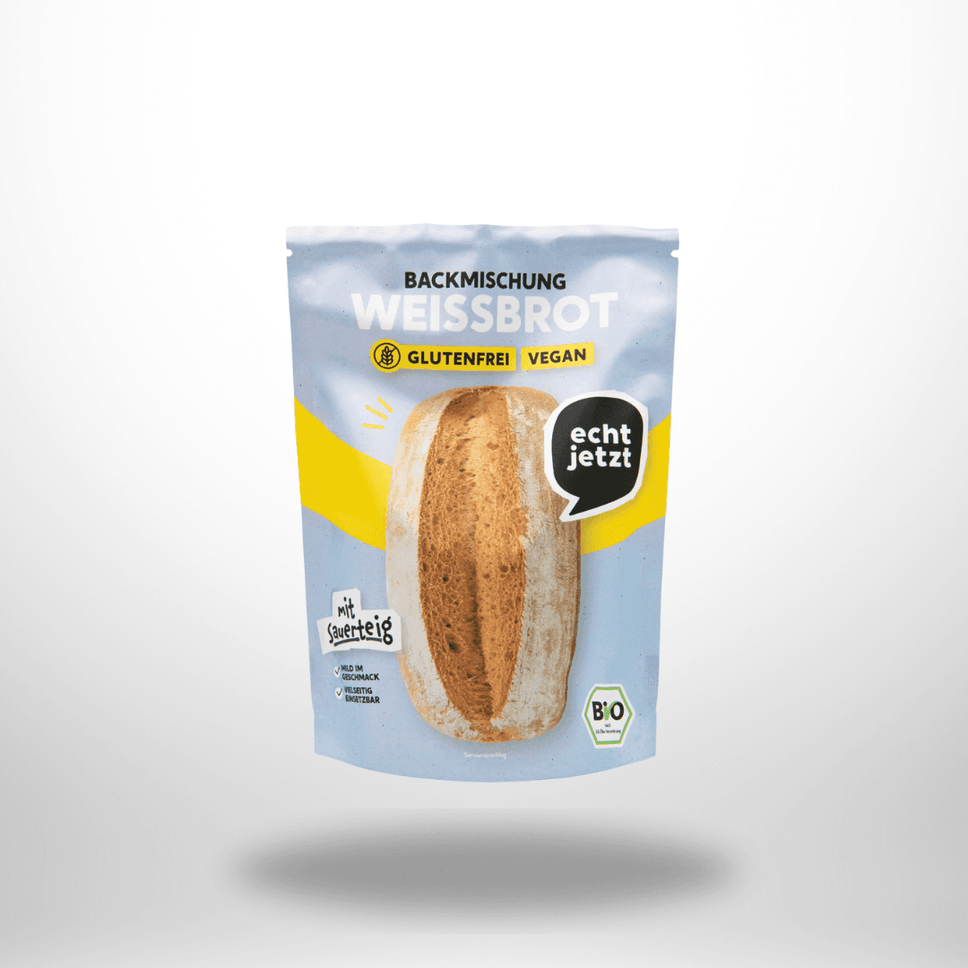 echt jetzt! Bio Weissbrot Backmischung 500g – Bild 1