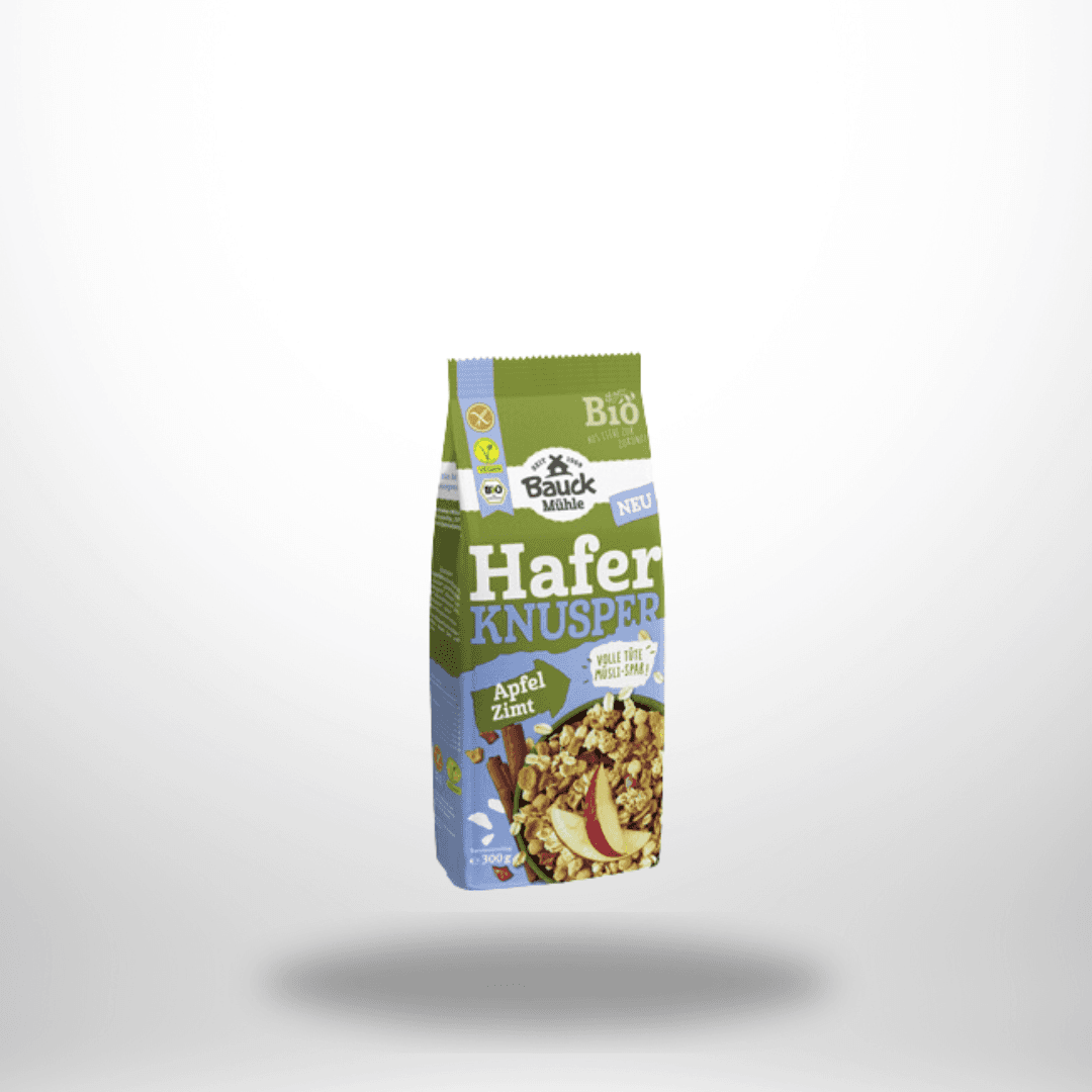 Bauck Hafer Knusper Müsli Apfel Zimt Bio 300g – Bild 1