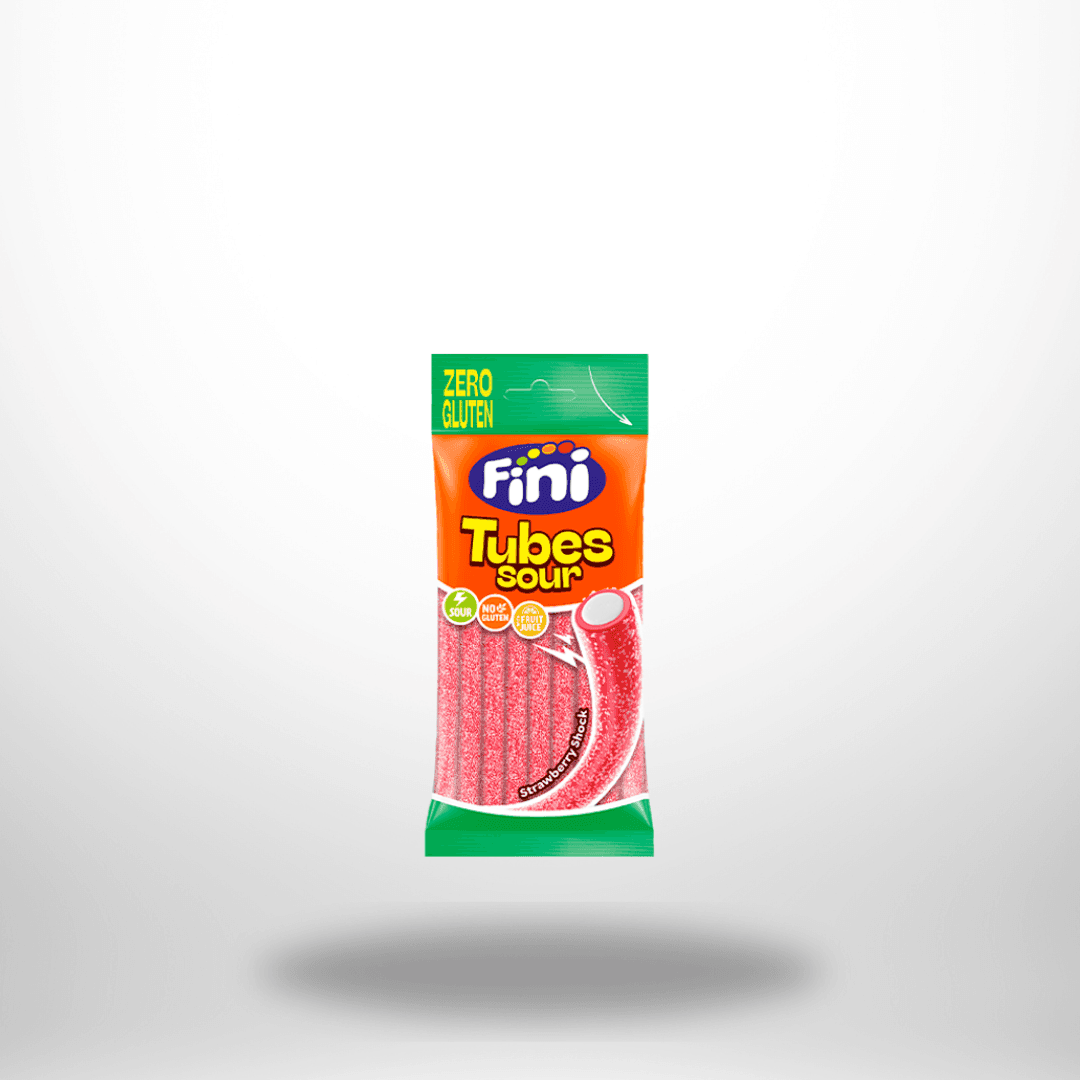 Fini Tubes Sour Strawberry Shock 75g