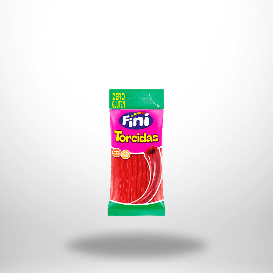 Fini Gummischnüre Erdbeere 75g
