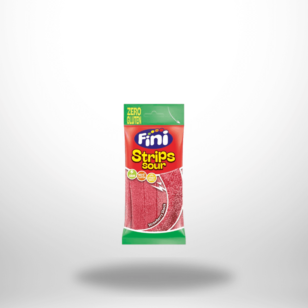 Fini Strips Sour Erdbeere 75g