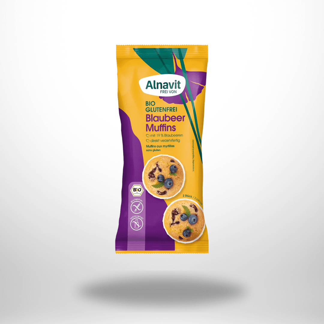 Alnavit Blaubeer Muffins Bio 140g – Bild 1