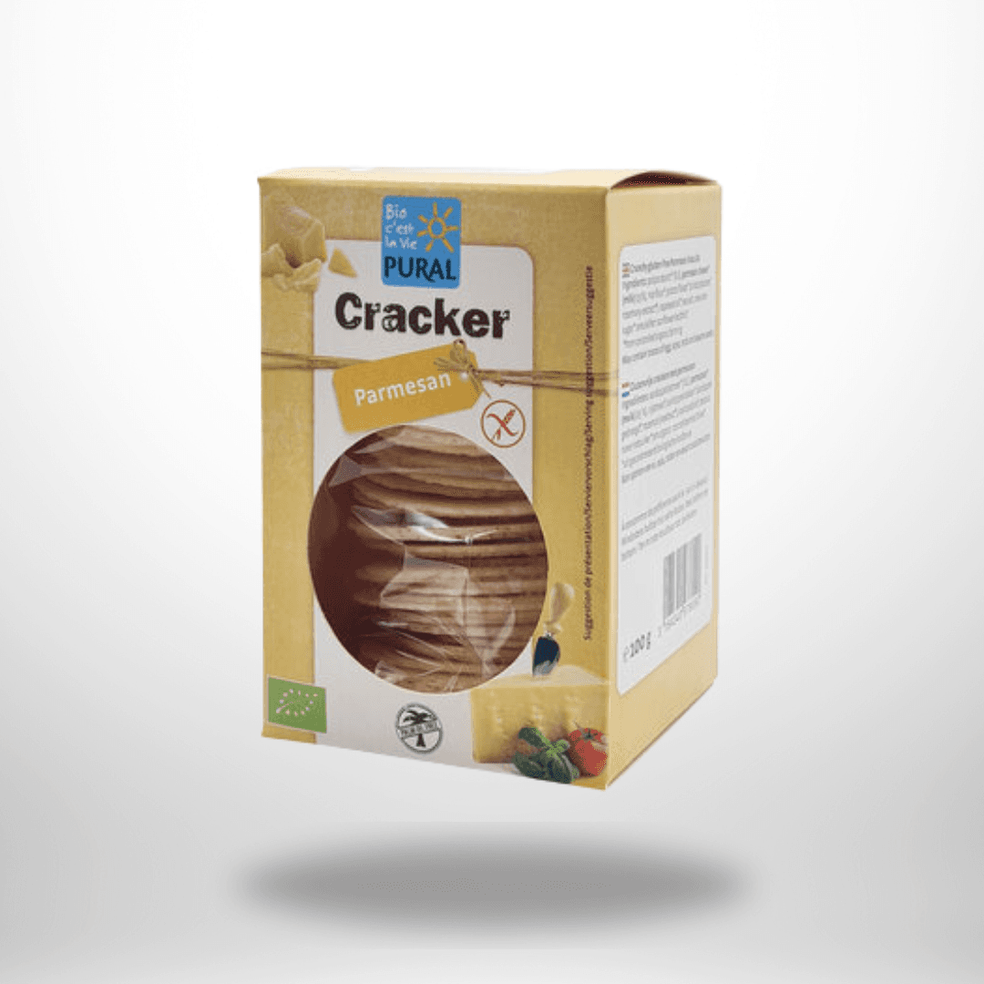 Pural Cracker mit Parmesan Bio 100g – Bild 1