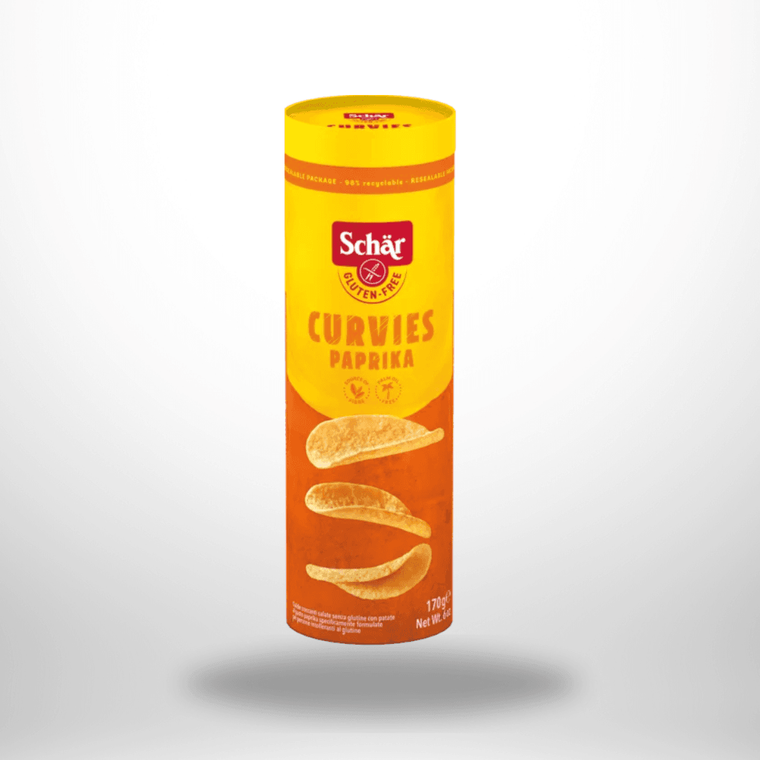Schär Curvies Paprika Kartoffelchips 170g – Bild 1