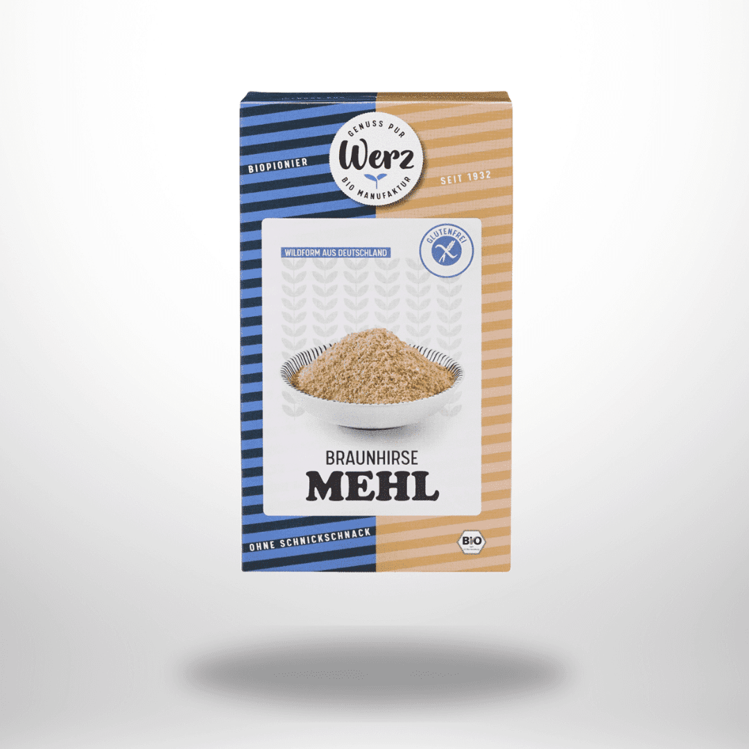Werz Braunhirse Mehl Bio 500g – Bild 1
