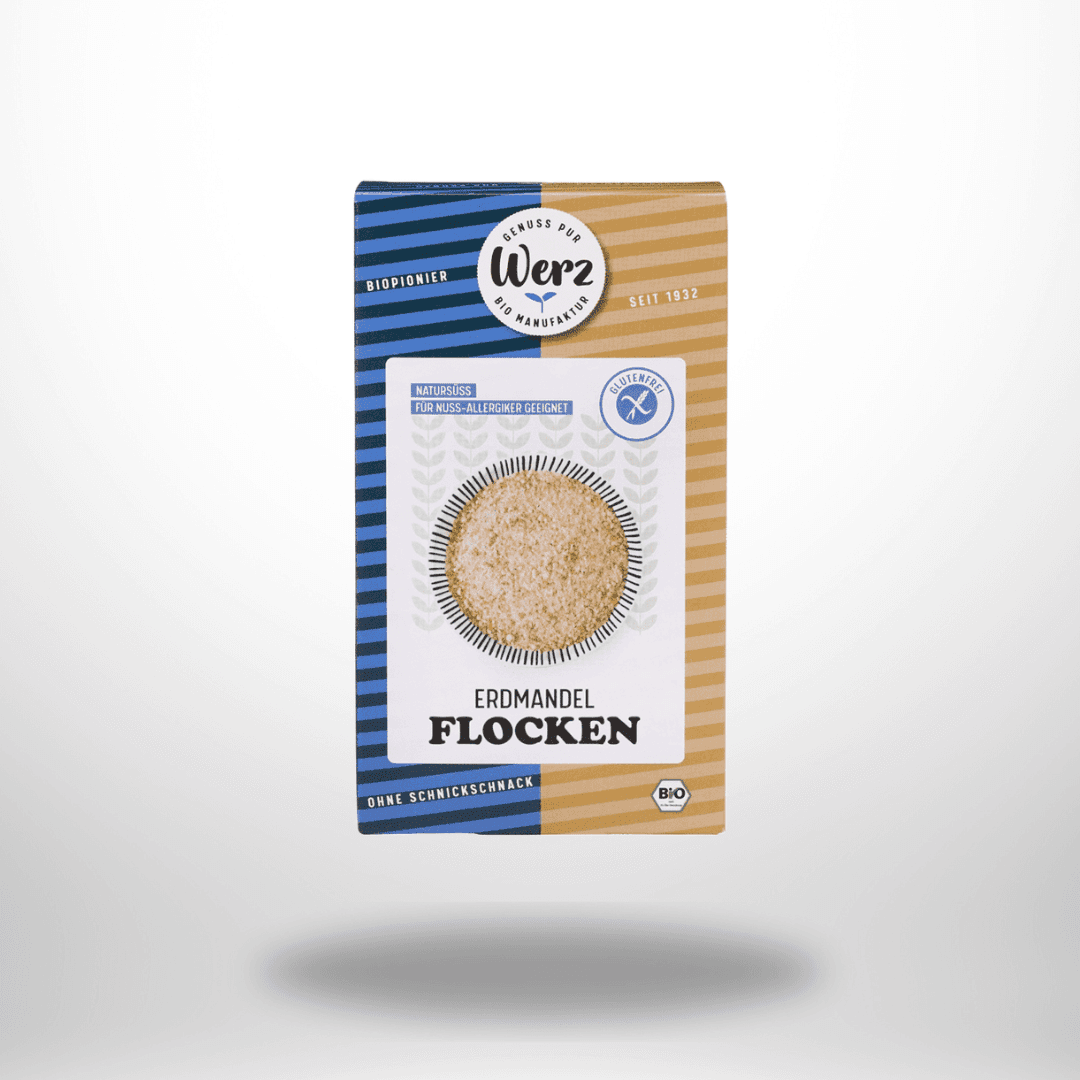 Werz Erdmandel-Flocken Bio 250g – Bild 1