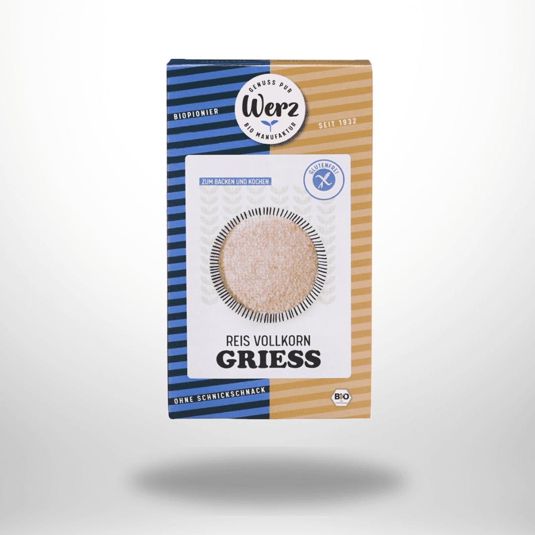 Werz Reis Vollkorn-Grieß Bio 250g – Bild 1