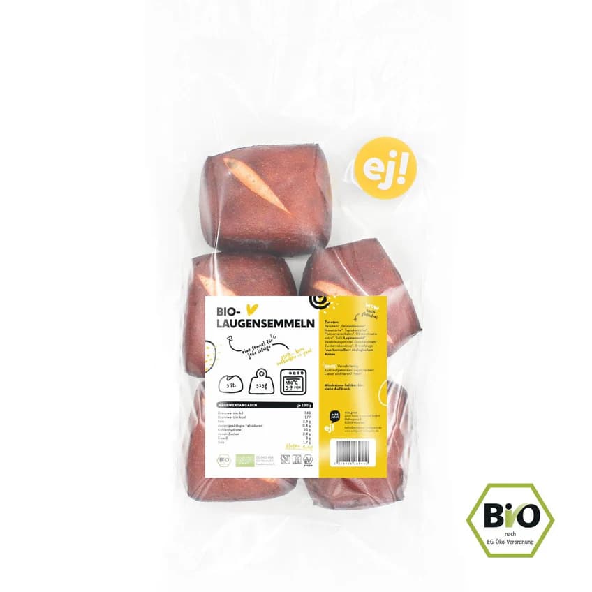 echt jetzt! Bio Laugensemmel 525g - tiefgefroren – Bild 1