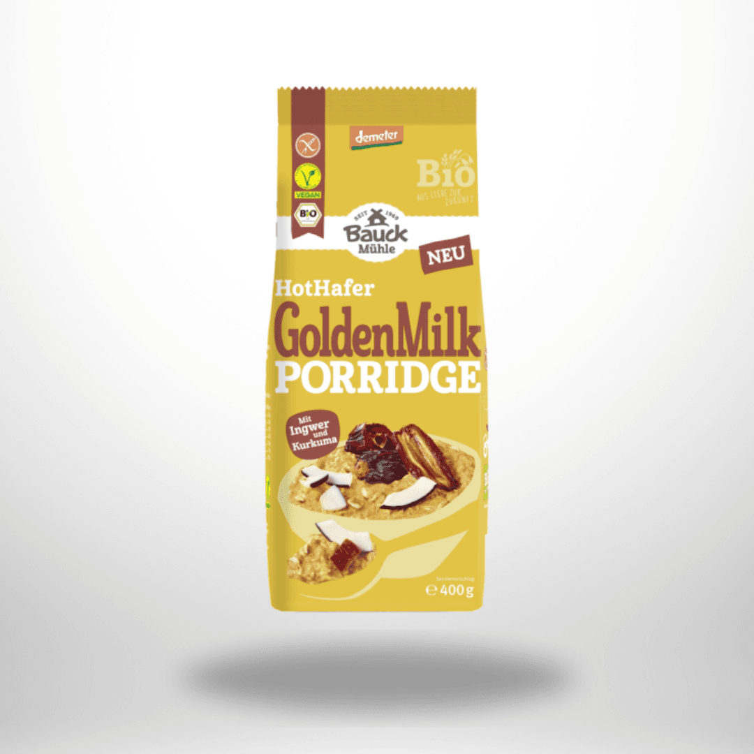 Bauck Hot Hafer Golden Milk Porridge Bio 400g – Bild 1