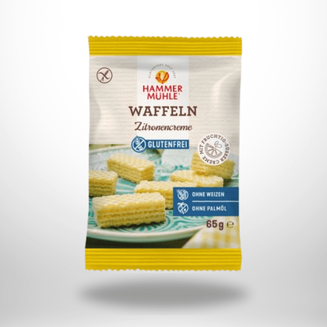 Hammermühle Waffeln mit Zitronencreme 65g – Bild 1