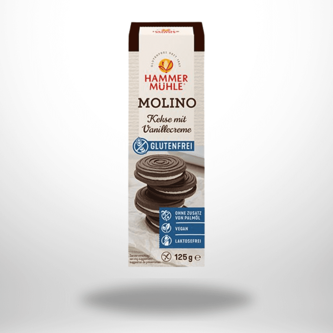 Hammermühle Molino Kakaokekse mit Vanillecreme 125g – Bild 1