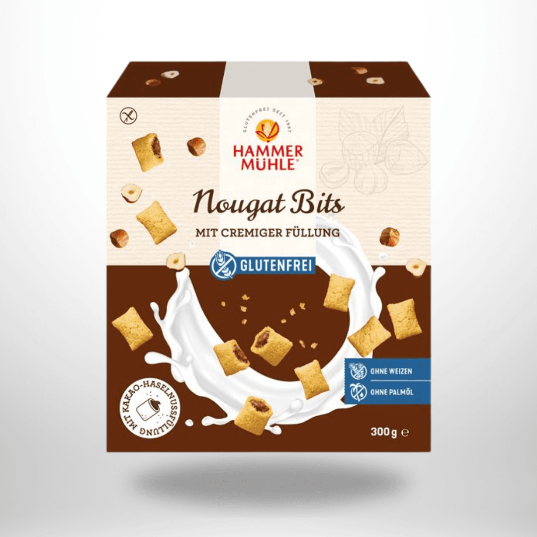 Hammermühle Nougat Bits 300g – Bild 1