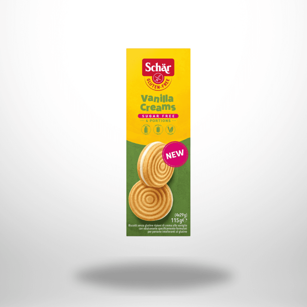 Schär Vanilla Creams Sugarfree 115g – Bild 1