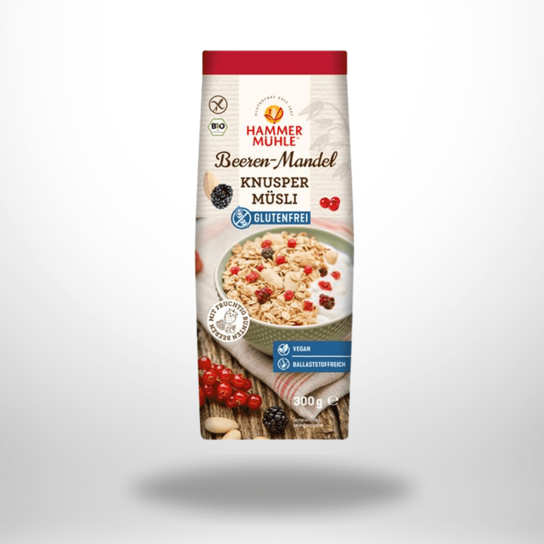 Hammermühle Bio Beeren-Mandel Knuspermüsli 300g
