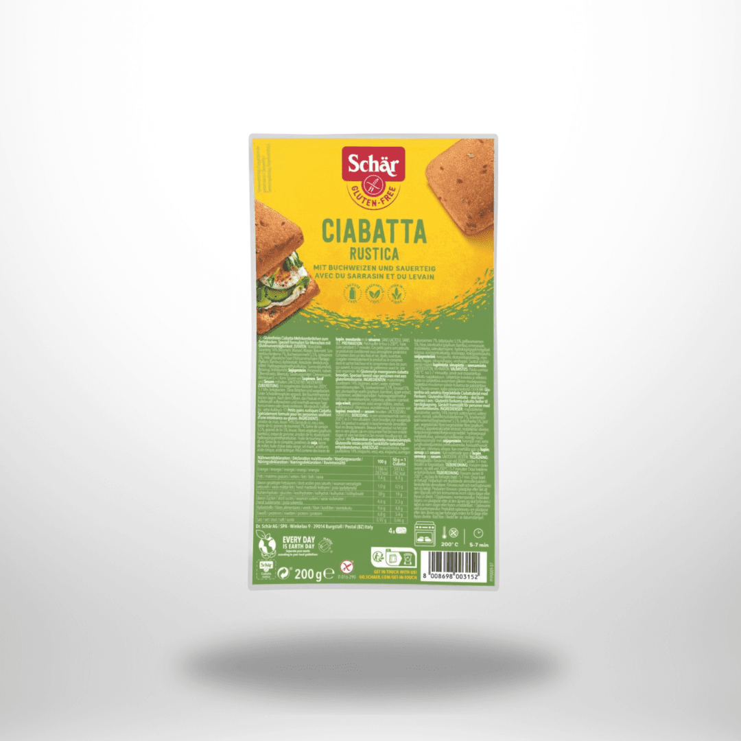 Schär Ciabatta Rustica Brötchen 200g – Bild 1