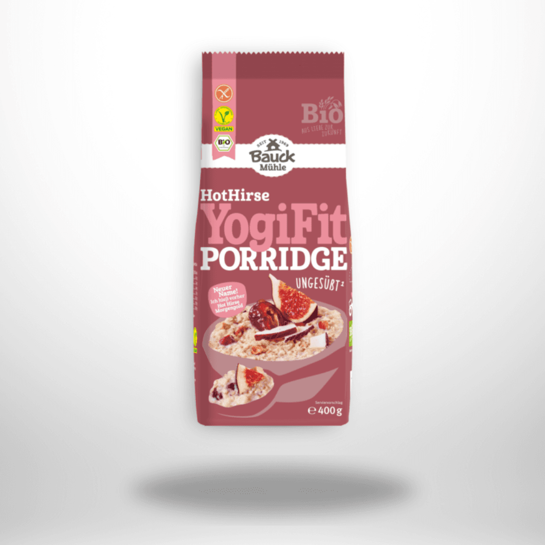 Bauck Hot Hirse Yogi Fit Porridge Bio 400g – Bild 1